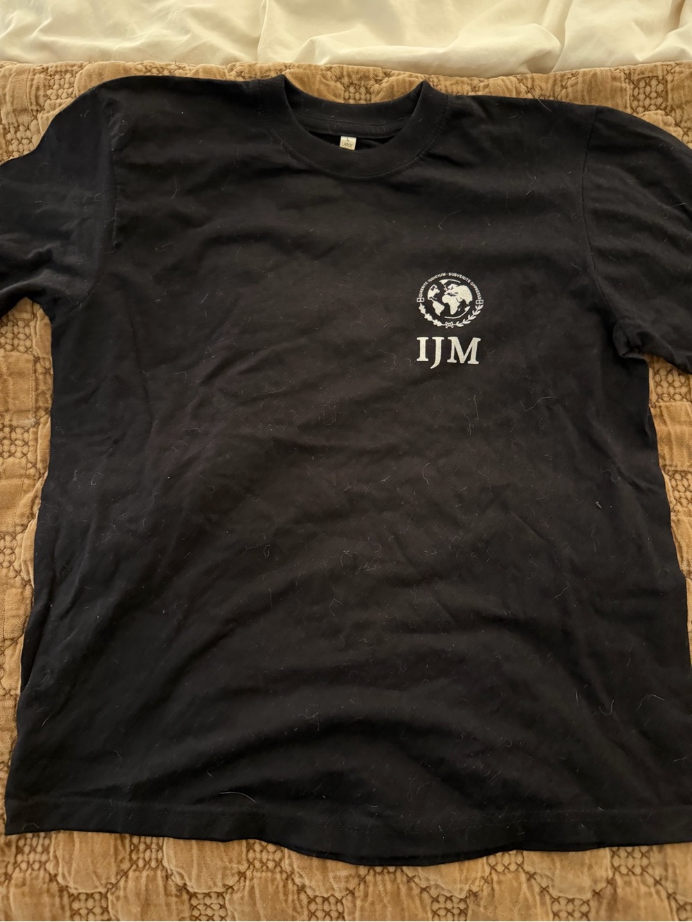 Gildan Black Crewneck T-Shirt